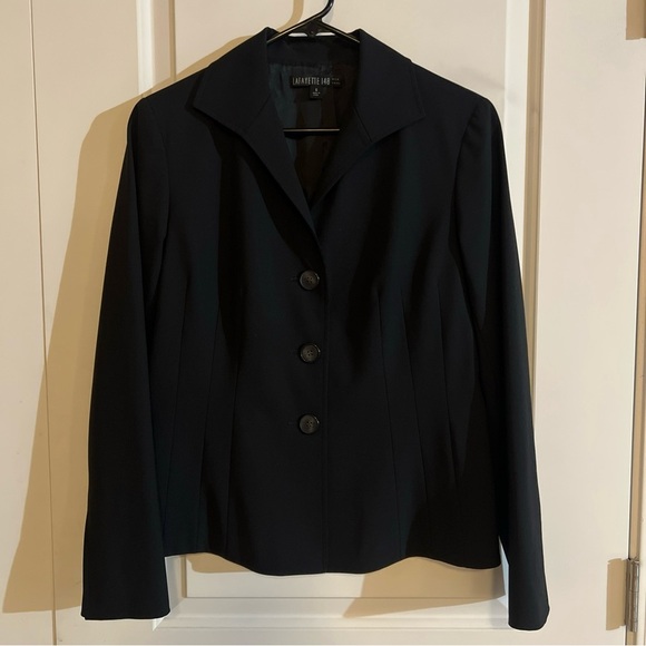 Lafayette 148 New York Virgin Wool Blazer - Picture 1 of 7
